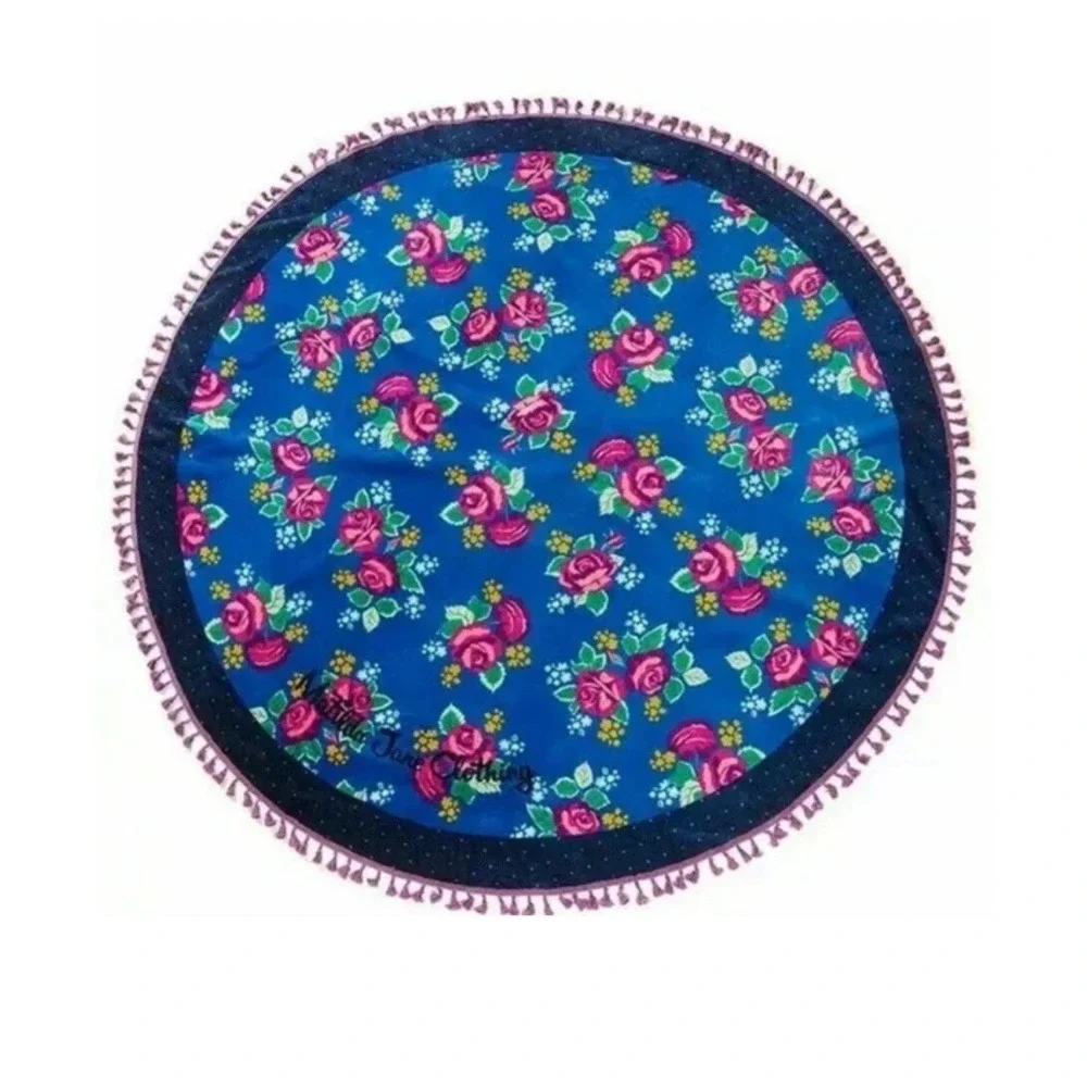 Matilda Jane‎ Daydream Sweet Sunshine Lg Round Towel Floral 100% Cotton One Size